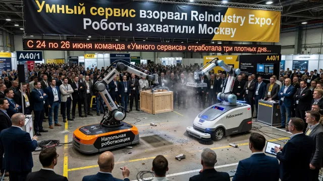 Умный сервис взорвал ReIndustry Expo. Роботы захватили Москву